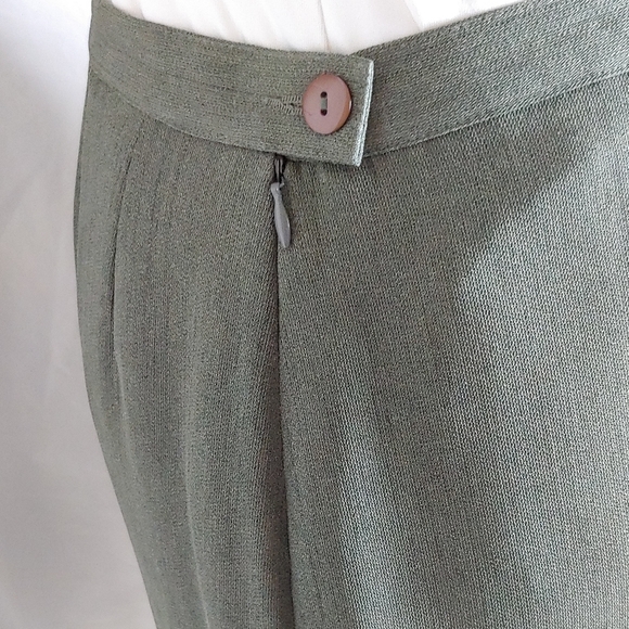 John Meyer of Norwich green skirt jacket career suit sz 8P - Picture 6 of 8